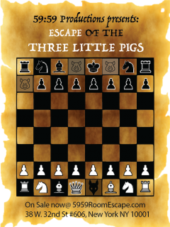 Escape from the three little pigs - New York